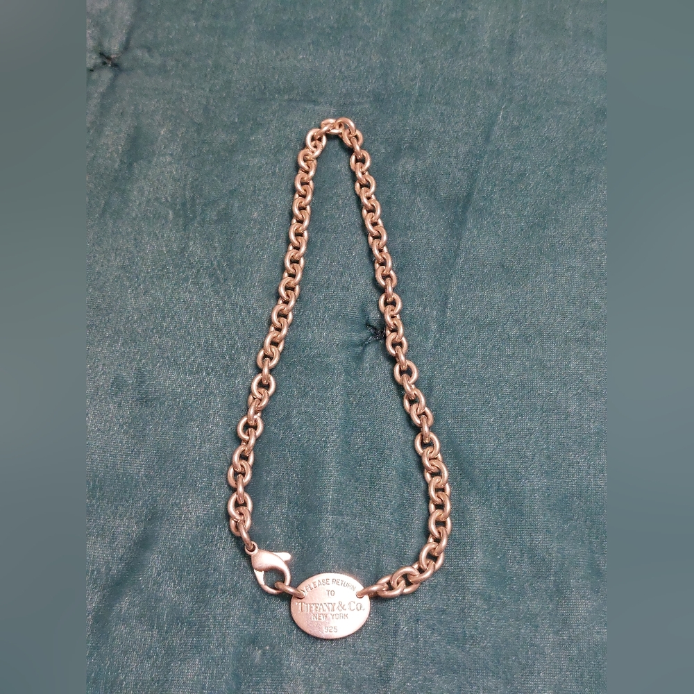 Tiffany & Co Return to Tiffany Tag Necklace **AUTHENTIC**
